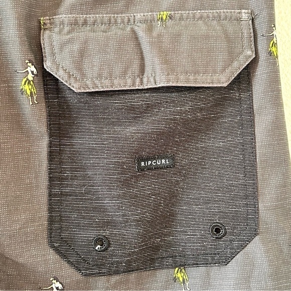 RIP CURL Men Mirage Board Short 30 Hula Girl Beach Surf Swim Pool Hawaii - Picture 7 of 9